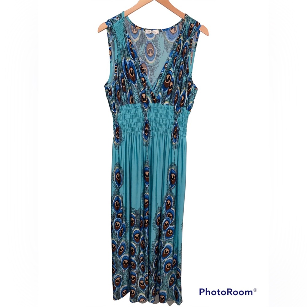 Jon&Ann Long Peacock Dress